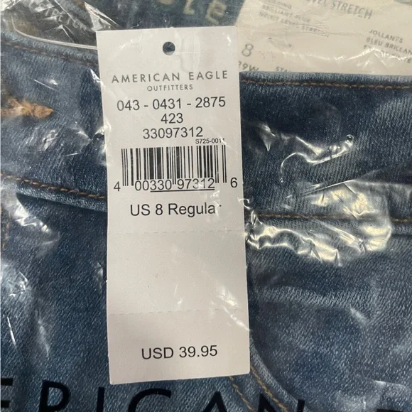 NWT- American eagle women’s next level stretch mid rise jegging. - Picture 3 of 5